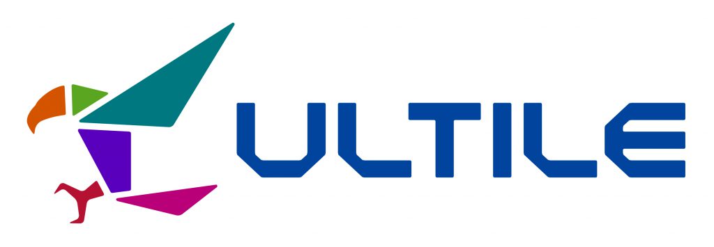図4　アステラテック株式会社のファインガラスカッター「ULTILE」のロゴデザイン